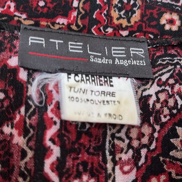 Sandra Angelozzi bohemian casual red dress - Picture 10 of 10